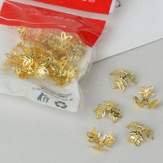 Handmade DIY Jewelry Materials: Stud Earrings, Bracelets, Necklaces, Spacer Beads, Flower Caps