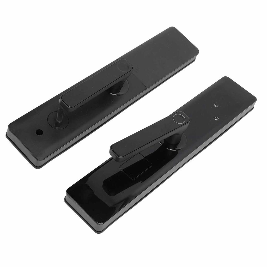 Smart Entry Lock Aluminum Alloy Fingerprint Password Card APP Control Semiconductor Keyless