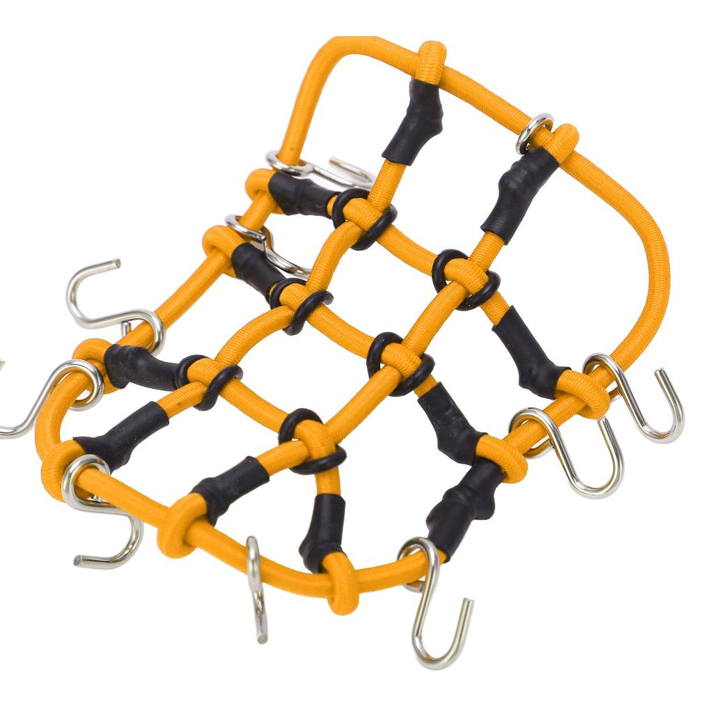 RC Elastic Luggage Net Simulation RC Luggage Roof Rack Net with Hook for Jimny Remote Control Car