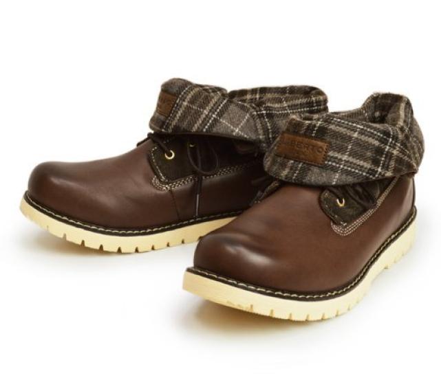 LIBERTO EDWIN Work and Cold Size Men's 2-Way Boots, Rain/Trekking Shoes, Fold-Up, Waterproof, Weather, 27cm, D/Brown