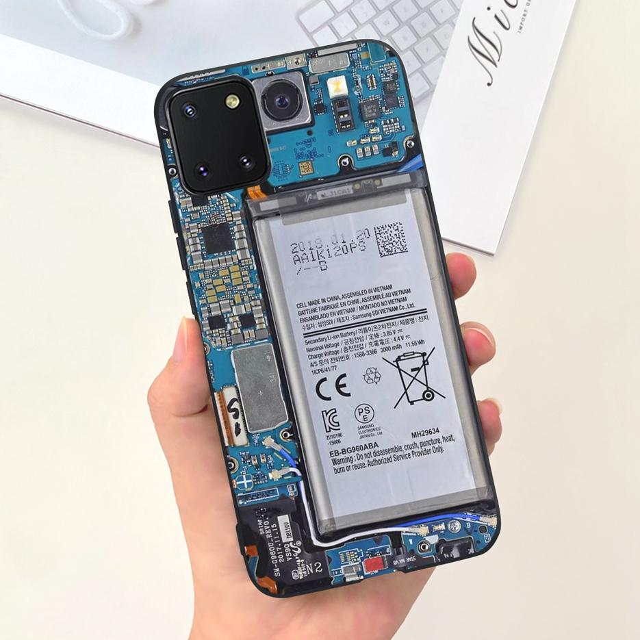 For Samsung Galaxy Note 10 Lite Case Cute Candy Painted Cover Soft TPU Phone Case For Samsung Note10 Lite Galaxy S10 Lite Bumper