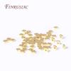 3MM 18K Gold Plated Flat Square Spacer Beads For Beading Separators,Handmade DIY Jewelry Making Accessories