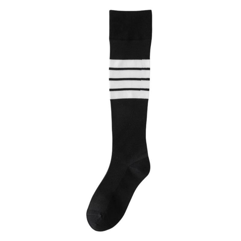 Women's Autumn and Winter Skinny Leg Preppy Style High Leg Socks