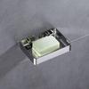 Wall-Mounted 304 Stainless Steel Bathroom Towel Rack and Storage Shelf