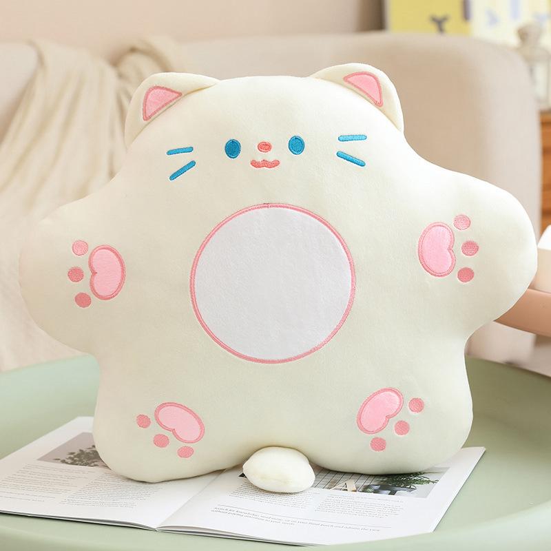 Soft cat throw pillow plush toy doll kitten doll home pillow cushion girl doll
