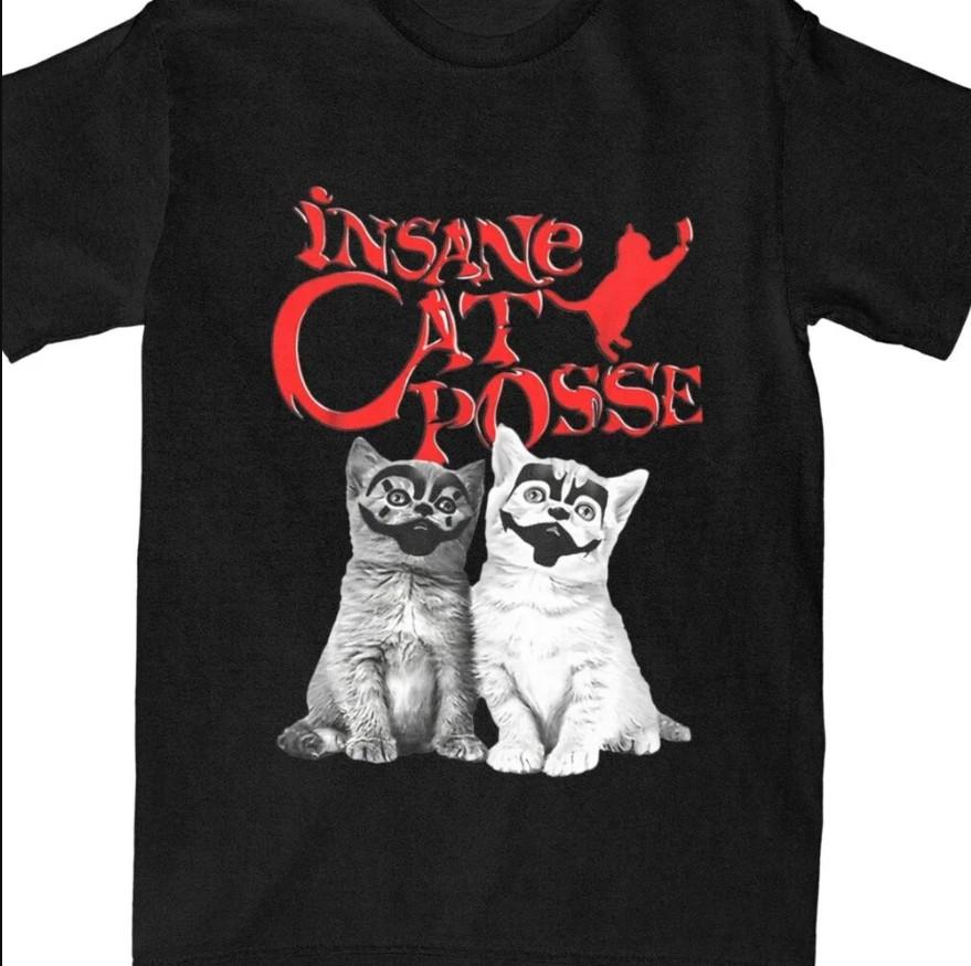 FUNNY CAT Insane Clown Posse black T-shirt S-5XL XXXL