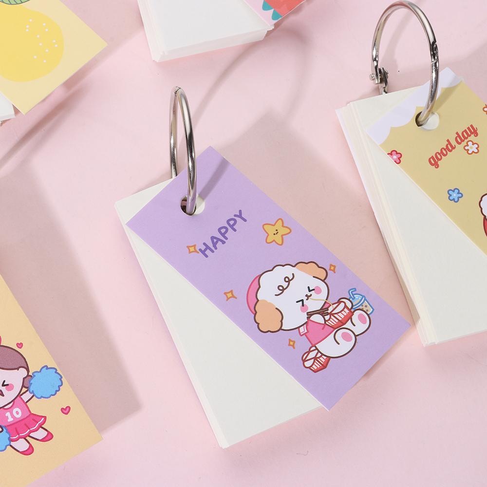 1PC Stationery Binding Cartoon Memo Pad Notebook Coil Loose-Leaf