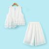 Girls' Summer Wide-leg Pants & Vest Set