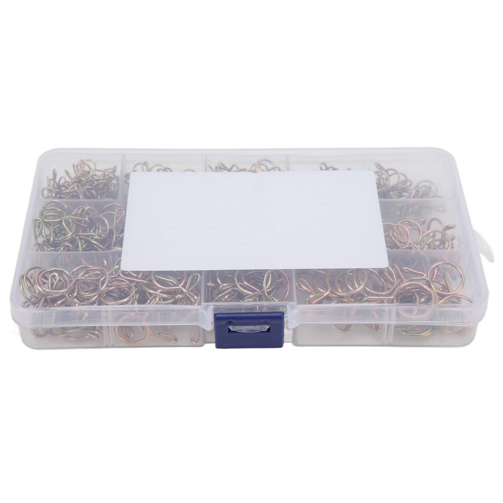 345 ks Palivová hadice Pružinové spony Hadicové svorky Sada sortimentu 9 velikostí pro motocykl ATV Lodě