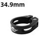 Fahrradsattelstützklemme 31,8 mm 34,9 mm Schnellspanner Rennrad Fixie Fahrrad CNC-Aluminiumlegierung Sattelstützklemme