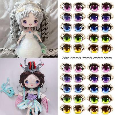 Eye Chips Paper Cartoon Eyes Stickers Decals Face Organ Paster New Anime Figurine Doll