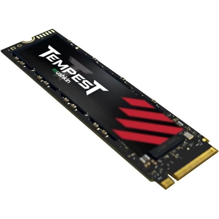 SSD - MUSHKIN - TEMPEST M.2 - 256 Go - PCI Express 3.0 - NVMe