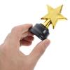 6pcs Mini Gold Star Trophies - Party Favors and Game Prizes for Kindergarten Graduations, Competitions and Rewards