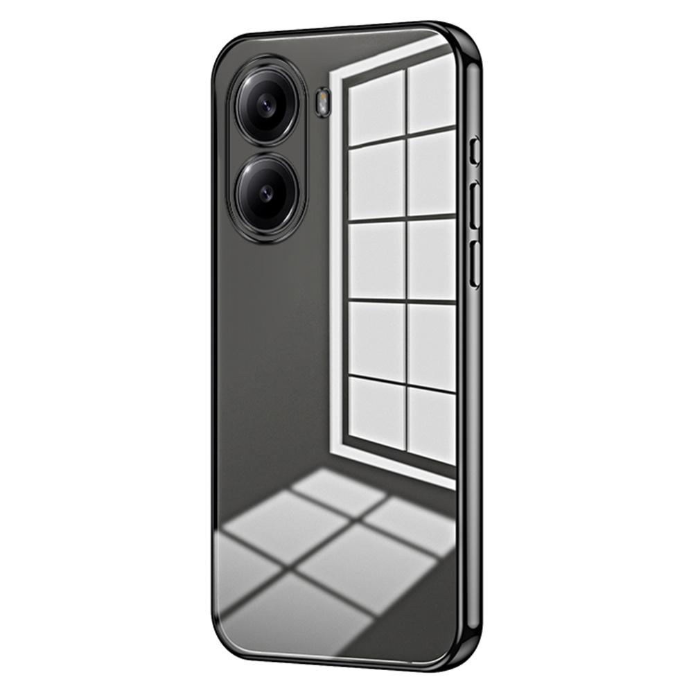 Obudowa z galwanizowaną ramką i miękkim TPU do Xiaomi Redmi Turbo 4 5G/Poco X7 Pro 5G