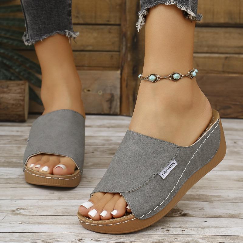 Large size wedge slippers women's summer new light sandals women's sandals women's