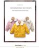 Korean Style Kids' Quilted Fur Collar Jacket - Warm, Thick, Loose Fit for Boys & Girls, Autumn Winter.