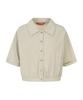 VANAKE Collared Short Sleeve Crop Shirt_Vb46Blmd91Z