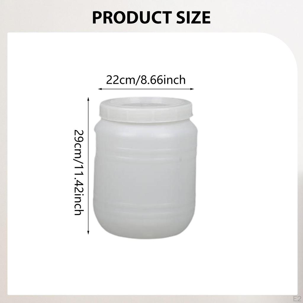 Water Bucket Barrel with Lid Beekeeper Supplies Honey Pail Bin for Bird feed Paint Laundry Indoor