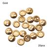 20Pz Bottoni Metallici per Bambole per Cucire Vestiti per Bambole Accessori Bottoni Rotondi Mini 3/4/5/6mm Per Fibbie Vestiti per Bambole Fai da Te 1/12 1/6
