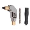 Right Angle Drill Attachment Set All Metal Body 90 Degree Drill Bit Corner Adapter with Cr V Handle for Impact Driver