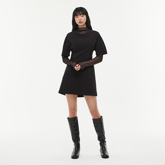 LAP Drop Short Sleeve Mini Dress Aq1Wo265
