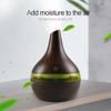 Diffuser For Home 300ml Humidifier  Oil Diffuser  Wood Grain Design USBPowered Includes 2  Aroma Oils