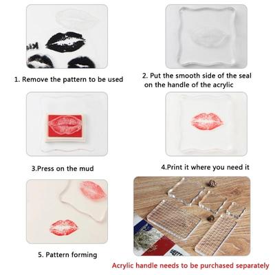 Flower Leaves Plants Silicone Stamp Exquisite Clear Seal Transparent Stamper