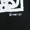 FRUIT OF THE LOOM 80s Made in USA Vintage Short sleeve T-shirt M black Men's Used
