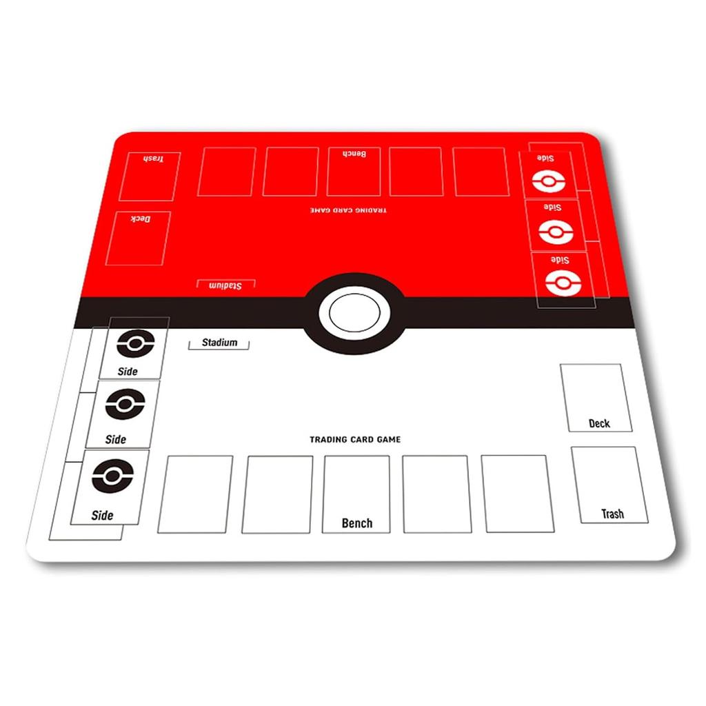 Playmat Simple Design Card Game Non-Slip Rubber Mat Waterproof Storage Bag Included 6060cm (A)