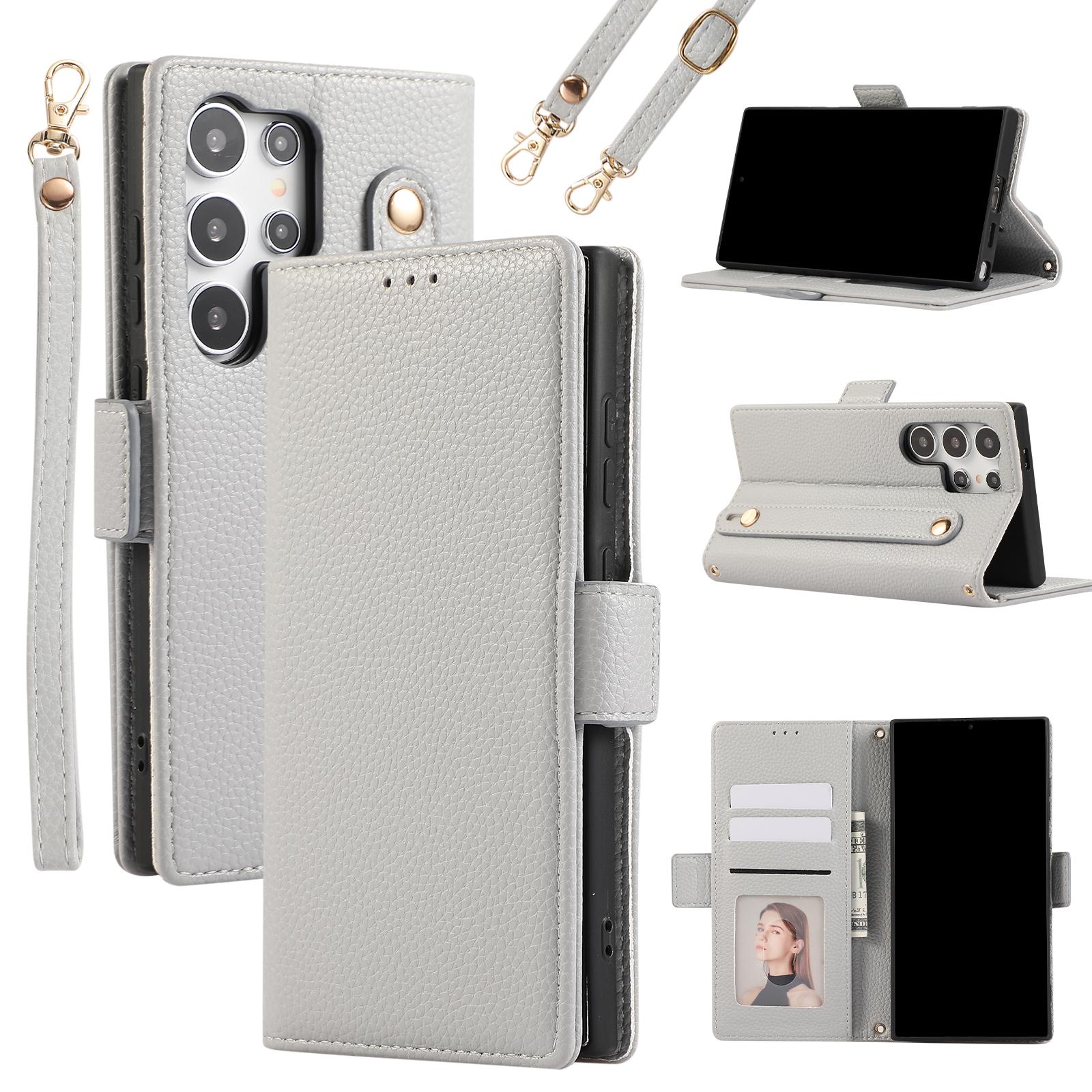 

Кроссбоди на запястье с держателем для карт Чехол для телефона для Samsung Galaxy SA24 S23 S22 Ultra Plus A05S A05 A15 A25 A35 A55 A24 A35 A54 Galaxy A05