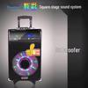 GAV K92 10-inch Outdoor Portable Bluetooth Trolley Speaker with Mic CN Plug (adapter Included)