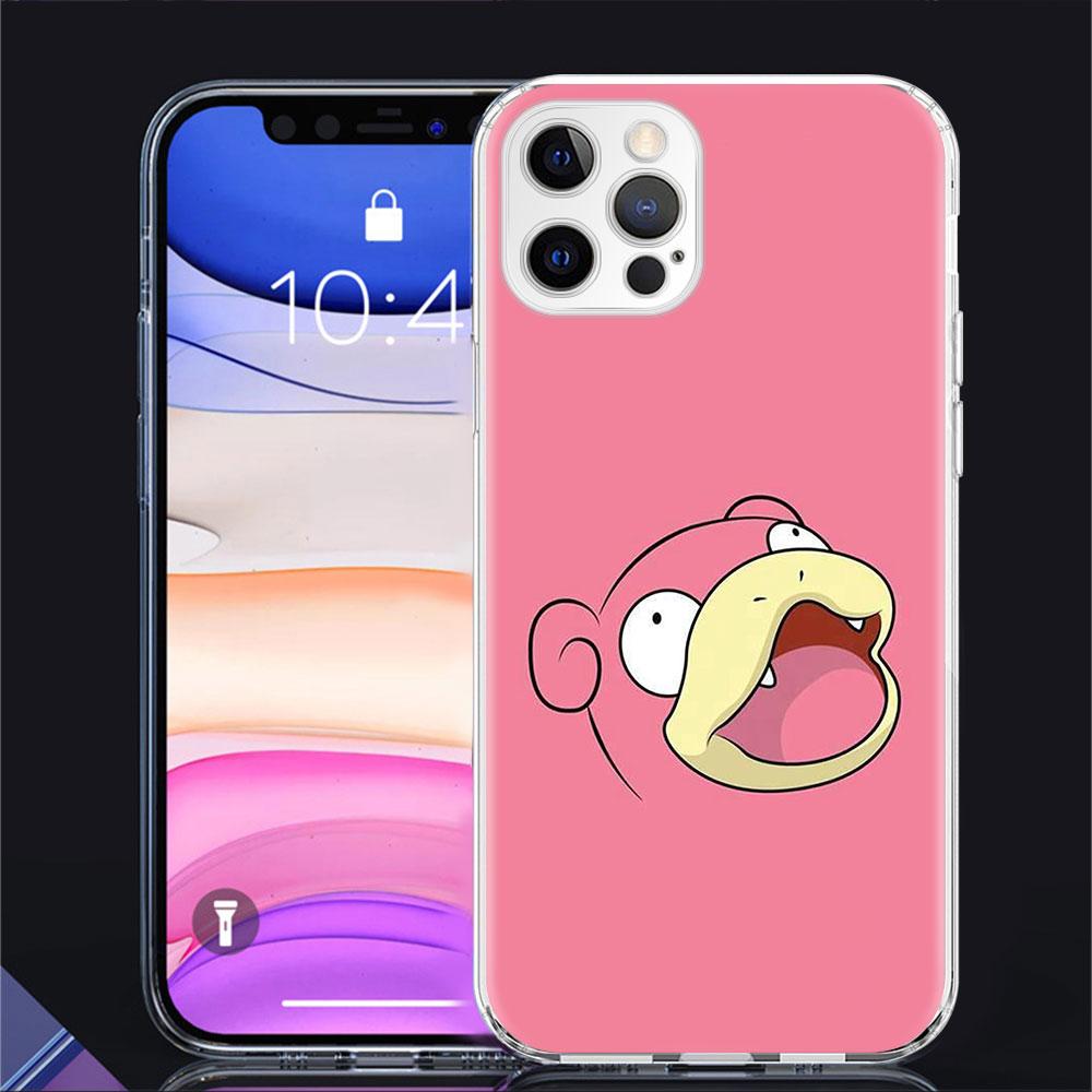 Klarer Fall für Apple iPhone 11 14 13 Pro 12 7 8 Plus SE 2022 XR X XS Max 6 6S 14Pro Silikon-Telefonabdeckung Pokemon Cute Cartoon