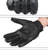 King Kong Deformable Black Motorcycle Gloves - Breathable, Full-Finger Protective Riding Gear for Adults