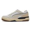 Puma Rebote Retro Cómodo Versátil Absorción de Impactos Duradero Zapatillas Bajas Zapatillas Unisex Blanco Roto 402647-01