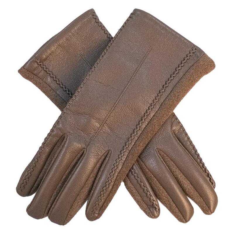 ELSYALN A-F723 Luxury Touchscreen Soft Leather Gloves