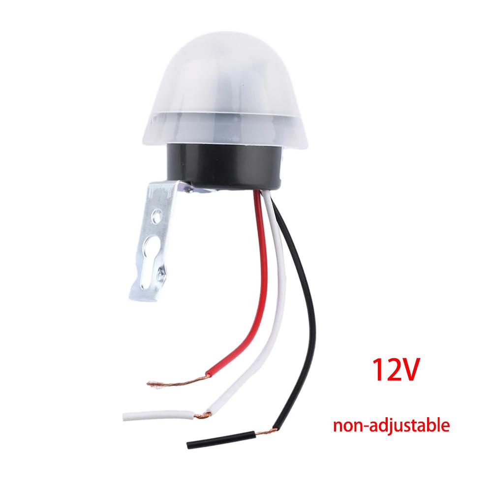 AS-20 Automatic On Off Photocell Street Light Switch AC220V/AC110V/DC12V 10A Photo Control Photoswitch Sensor Switch