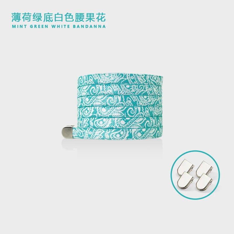 Colorful No Tie Flat Hiking Running Shoe Lace Elastic Shoelaces Outdoor Sneakers Quick Safety Flat Shoelace Kids Adult Lazy Lace