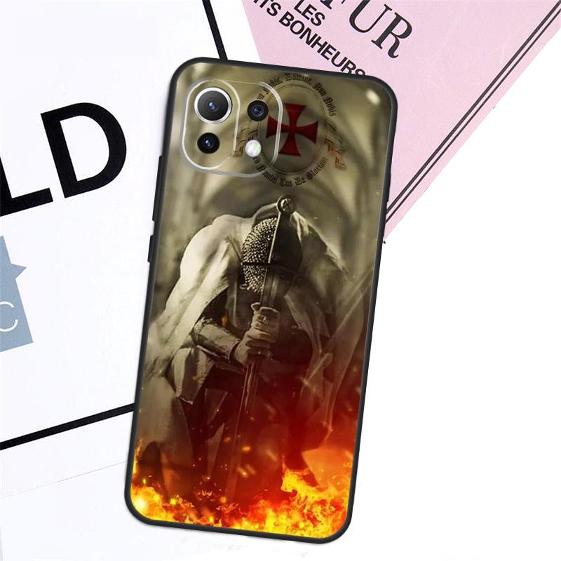 Knights Templar Case For Xiaomi 17 Pro Max 14 15 Ultra 13T 14T 15T Pro POCO F8 F7 F5 F6 X5 X6 X7 Pro Cover