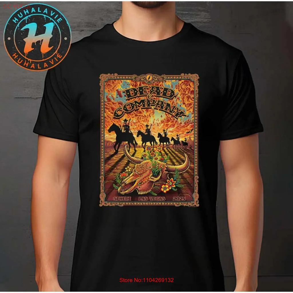 Dead N Company Country For Sphere Las Vegas 2025 T Shirt Vintage Unisex Top For Everyday Wear Soft Designer Clothes