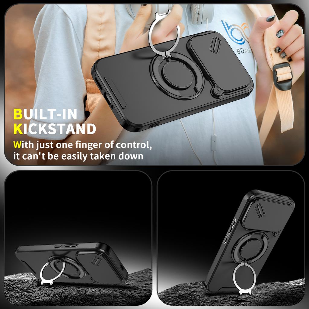 Pouzdro na telefon pro Xiaomi POCO F8 Ultra X7 Pro X6 F7 Ultra 5G Pocof8 Xiao Mi Poko F8 Nárazuvzdorné s podpěrou a držákem na prsten