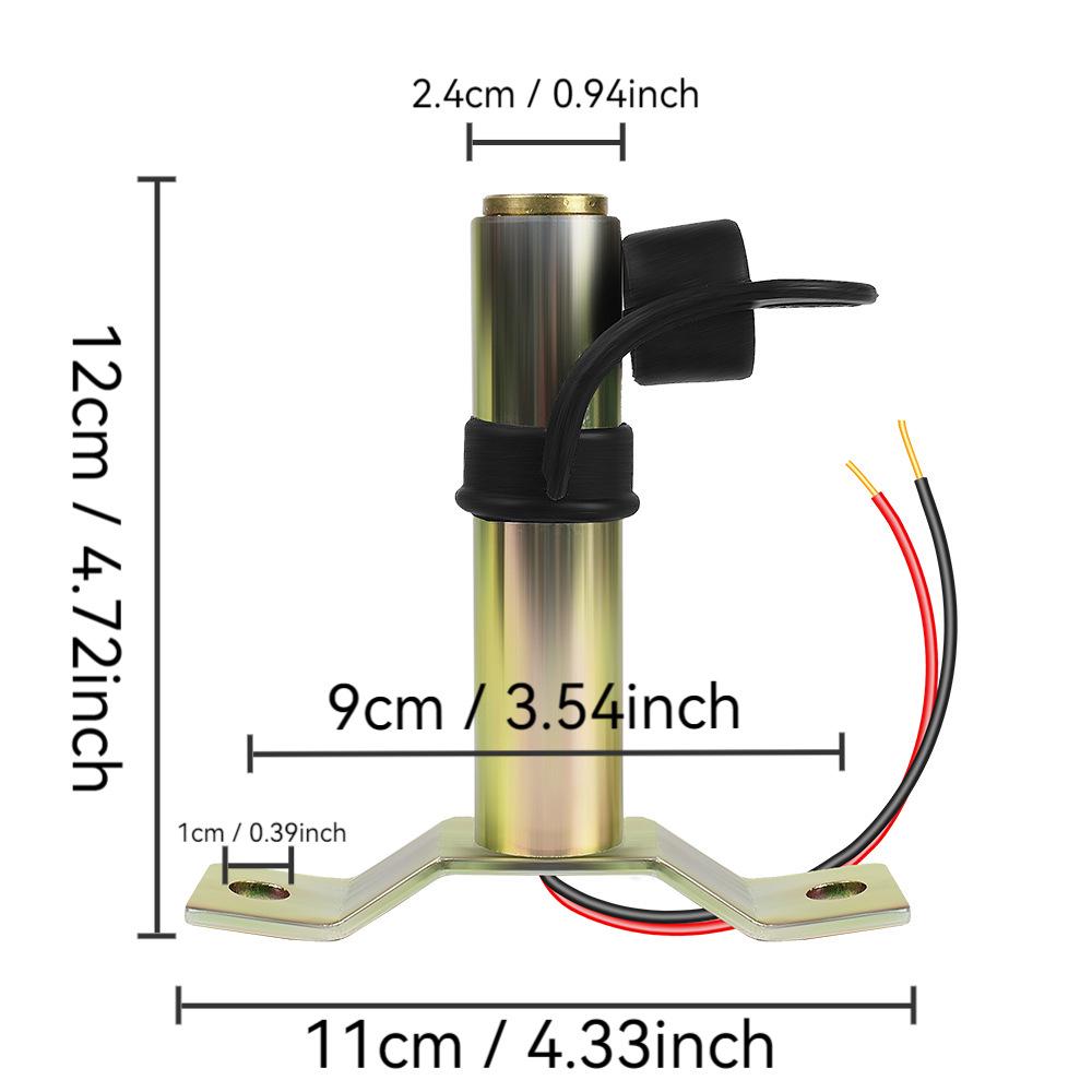 Universal 12V/24V LED Rotating/Flashing Warning Light for Combine Harvester Tractors