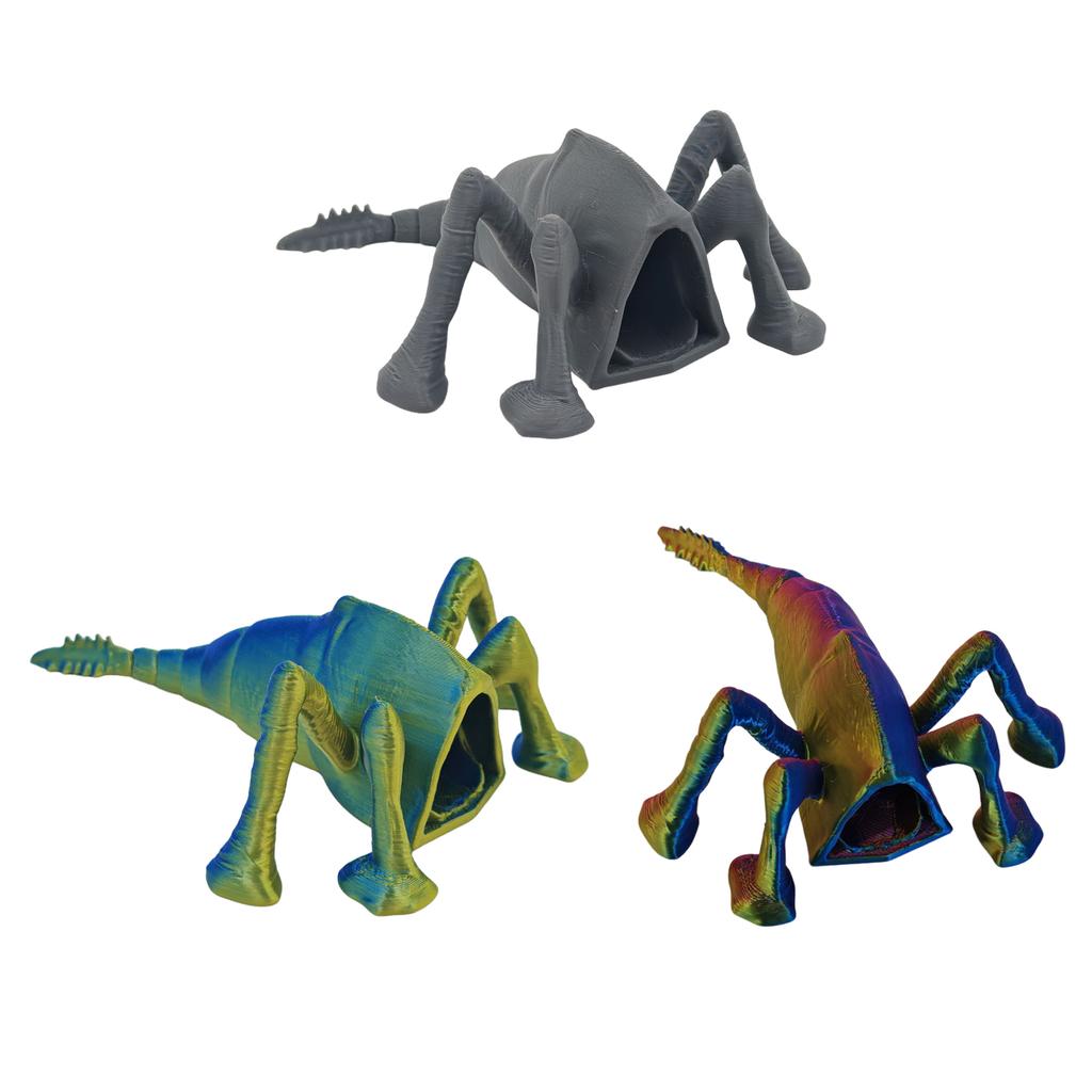3D Printed Sea Eater Toy Model Toy Doll Funny Ocean Monster Desk Buddy Deep Sea Monster Figurines Unique Gift for Ocean Lovers