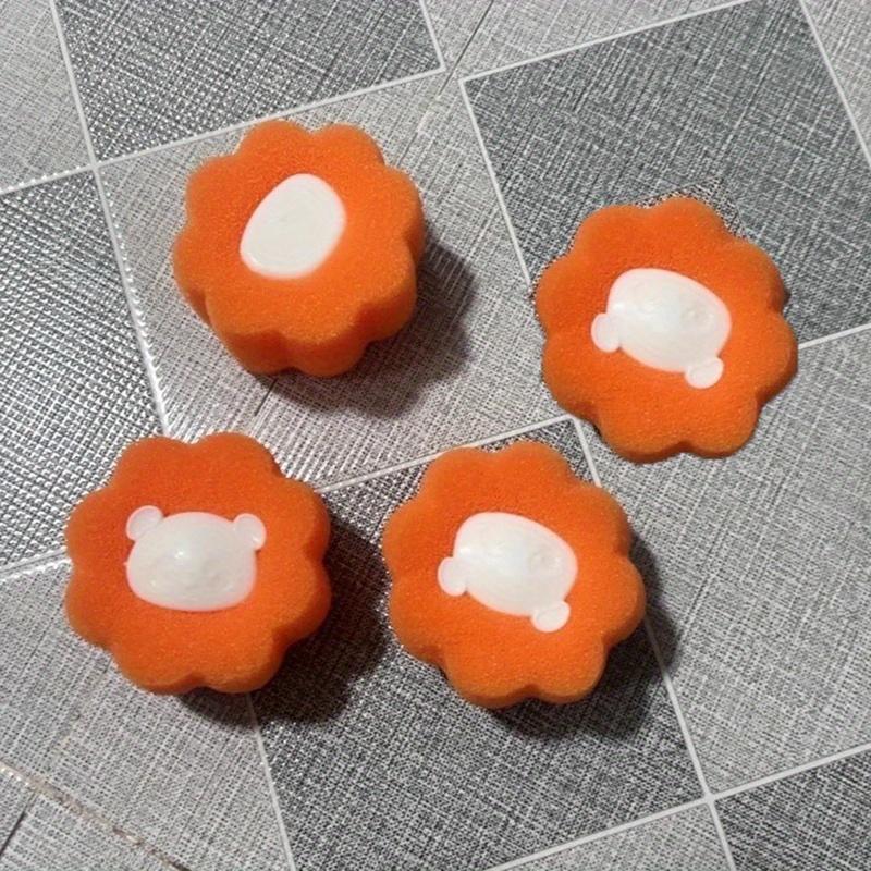 4Pcs Washing Machine Sponge Cleaning Ball | Hair Removal Decontamination Anti-Entanglement | Washing