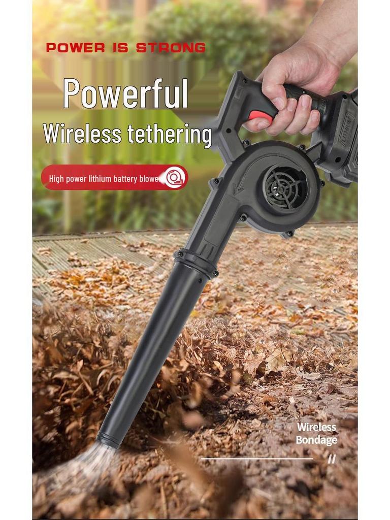 Portable Dual-Purpose Blower: Outdoor Barbecue & Dust Cleaning, High-Power Handheld Blower with Blowing and Suction Functions