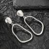 New Minimalist Geometric Clip on Earrings for Women Hollow Irregular Creative Smooth Irregular Ear Clips Statement Jewelry Gifts