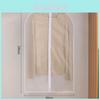 Clear Garment Dress Suit Clothes Coat Cover Protector With Breathable Zipper For Wardrobe Storage