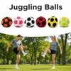 6cm Soft Juggling Balls Football Shape Footbag Sacks Beginner Juggling Ball  Group Playing