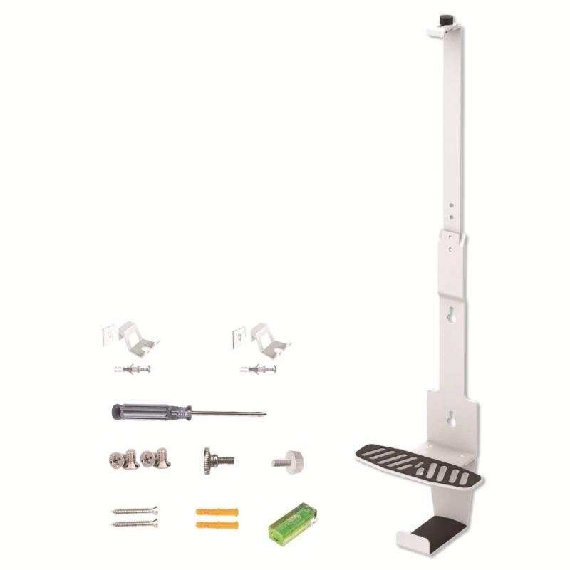 

Wall Mounted Stand with Double Controller Hanger Storage Bracket and Headphone Organizers for SLIM Storage Bracket белый