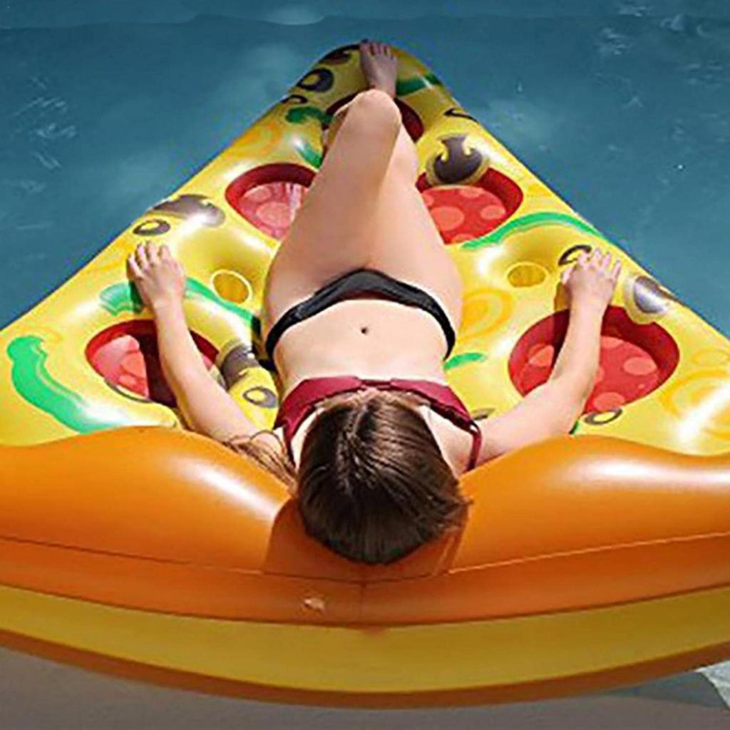 MS Partner Pizza Float, Adult Swimming Ring, for Beach, Pool, and Water Play