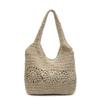 Large Capacity Woven Bag Women's Summer 2025 New Shoulder Straw Bag Seaside Vacation Beach Bag